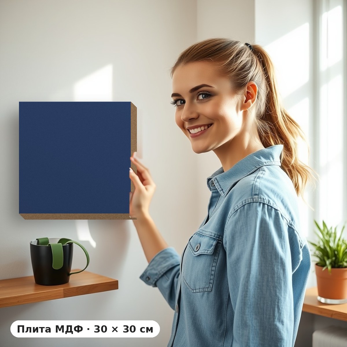 Выкрас на МДФ 30×30 см